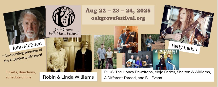 2025 Oak Grove Folk Music Festival