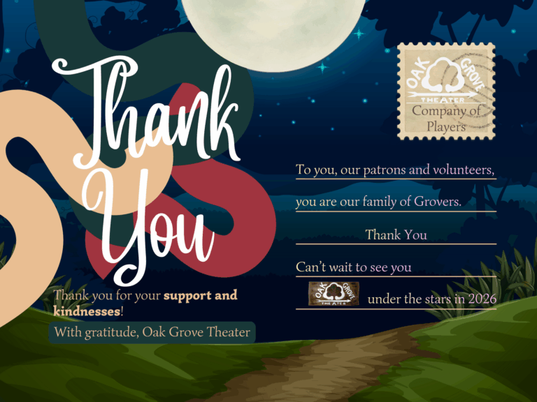 Thank you Grovers plus the list of the 2025 Company of Players