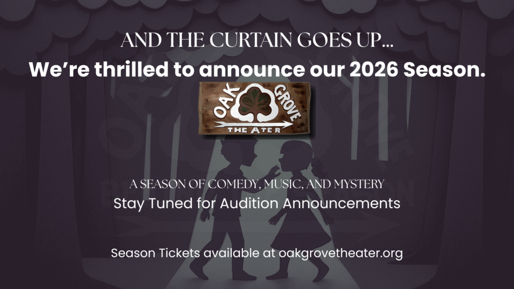 And the curtain goes up… We’re thrilled to announce our 2026 season!